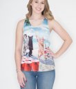 Cat Beer Pong Tank Top by Bear Dance