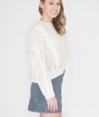 Ivory Cable-Knit Sweater by POL