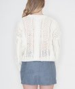 Ivory Cable-Knit Sweater by POL