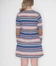 Striped Elbow Patch Dress by Cherish