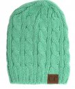 Sage Cable Knit Beanie by C.C.