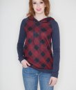 Quilted Checkered Hoodie by 12pm by Mon Ami