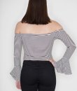 Striped Bell Sleeve Top by Wild Honey