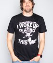 Tasmanian Devil I Woke Up Like This Tee by Hybris Productions