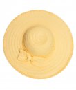 Yellow Bow Straw Hat by Something Special