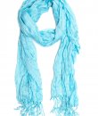 Ice Blue Crinkle Scarf by Do Everything in Love