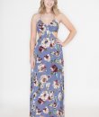 Floral Cutout Maxi Dress by Charme U