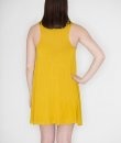 Gold Mock Neck Swing Dress by Cherish