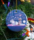Chloé and Atticus Doggy Detective Ornament
