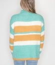 Striped Fuzzy Sweater by eesome