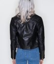 Vegan Leather Moto Jacket by Love Tree