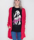Popcorn Knit Long Cardigan by Net 153