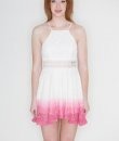 Dip Dyed Ombre Lace Dress by Listicle