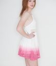 Dip Dyed Ombre Lace Dress by Listicle