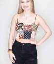 Floral Patchwork Top by Bear Dance