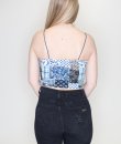 Patchwork Print Top by Bear Dance