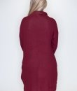 Turtle Neck Brushed Intermingle Knit Dress by Cherish