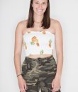 Pineapple Print Tube Top by Wild Honey