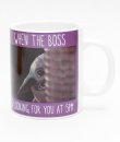 Grogu When The Boss Mug