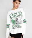 Philadelphia Eagles Oversized Striped Fleece by Junk Food