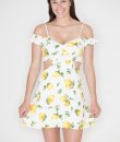 Lemon Print Sundress by Wild Honey