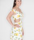 Lemon Print Sundress by Wild Honey