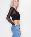 Mesh Crop Top By Timing