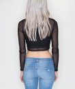 Mesh Crop Top By Timing