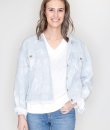 Tie-Dye Denim Jacket by La Miel