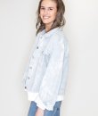 Tie-Dye Denim Jacket by La Miel