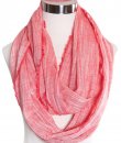 Berry Chambray Infinity Scarf by Love of Fashion