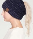 Messy Bun Beanie Tail by C.C.