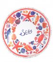 Sea Life Round Beach Towel by Do Everything In Love