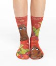 Sesame Street Big Bird And Snuffleupagus Socks