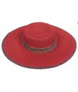 Red Straw Hat by C.C.