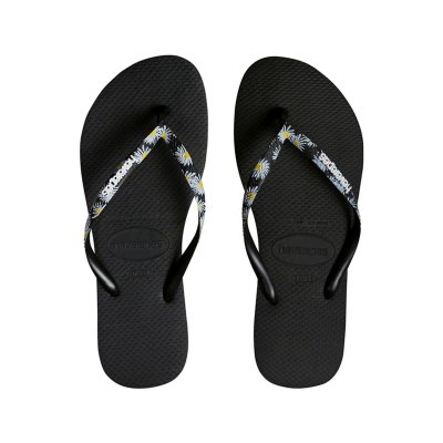 Slim Strapped Flip Flops