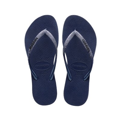 Havaianas Slim Sparkle Navy Flip Flops