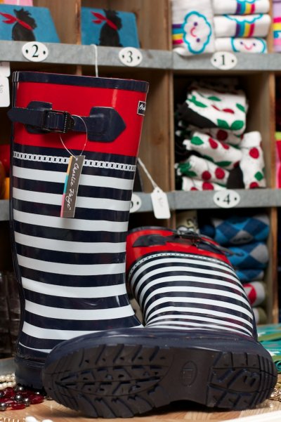 Charlie Paige Nautical Rain Boots