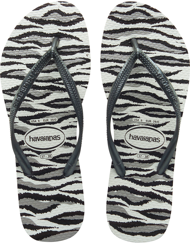 zebra print sandals flat