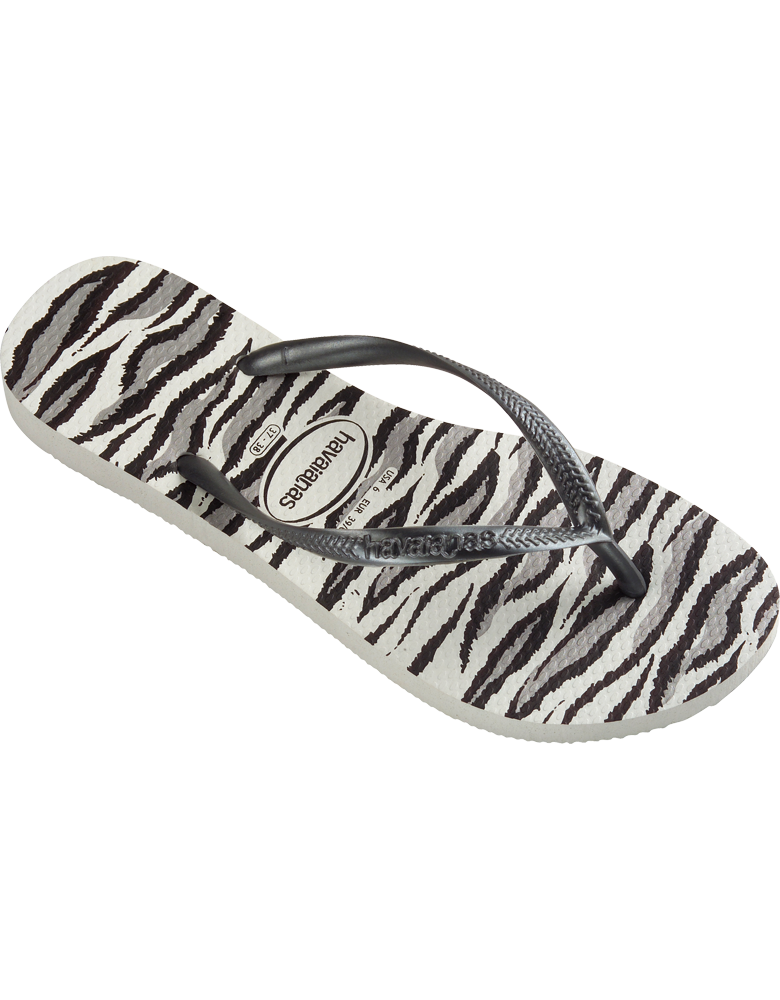 Havaianas Havaianas Slim Zebra Animal Sandals